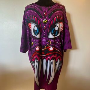 Club Exx Rave Festival T shirt Dress